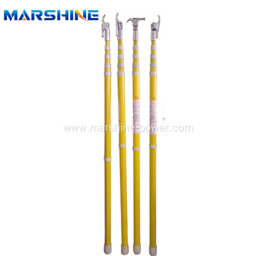 Telescopic Insulated Fiberglass Hot Stick